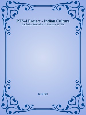 PTS-4 Project - Indian Culture